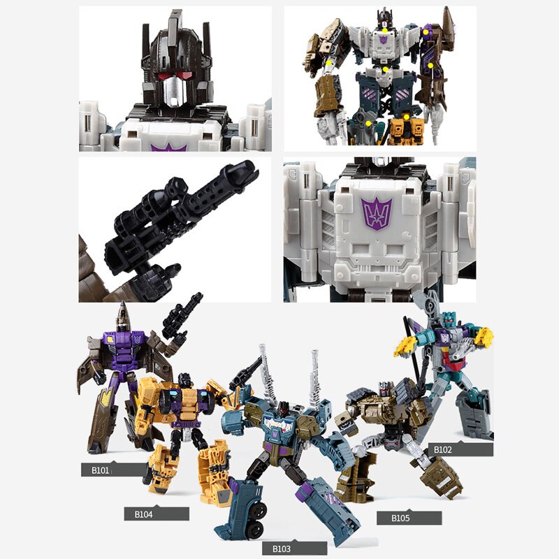 Toys 5in1 Combiners Transformation Action Figure