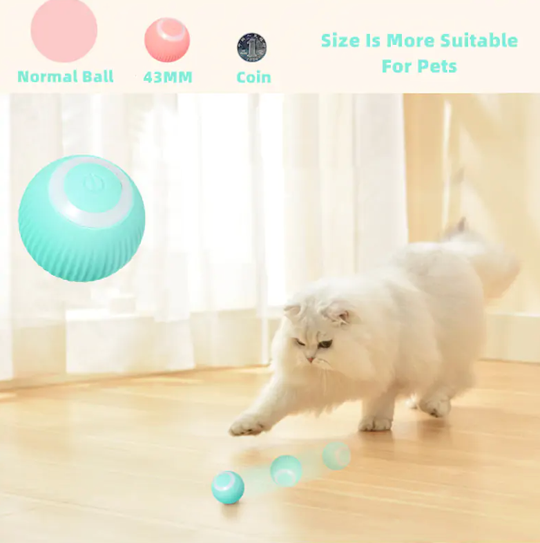 Pets Smart Cat Ball Toys USB Charging