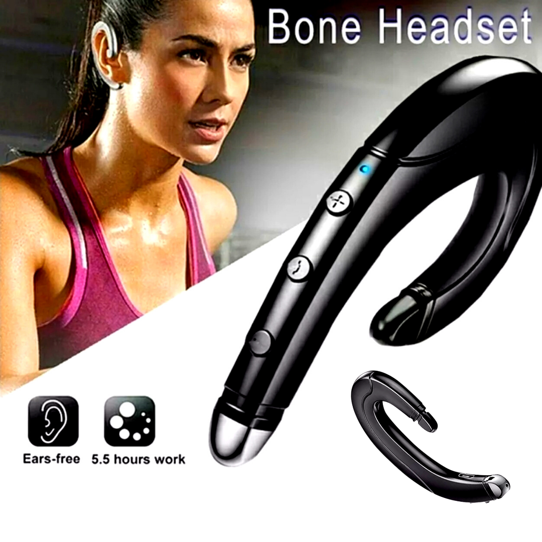 Bluetooth Silver Bone Conduction Earphones