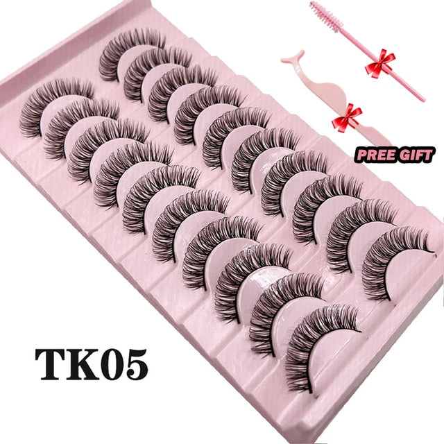 Beauty lashes Russian Strip Lashes Fluffy Mink