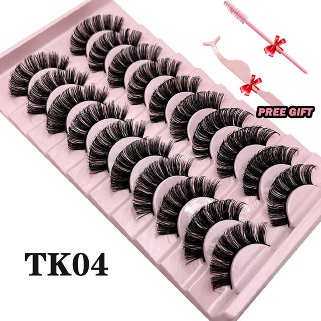 Beauty lashes Russian Strip Lashes Fluffy Mink