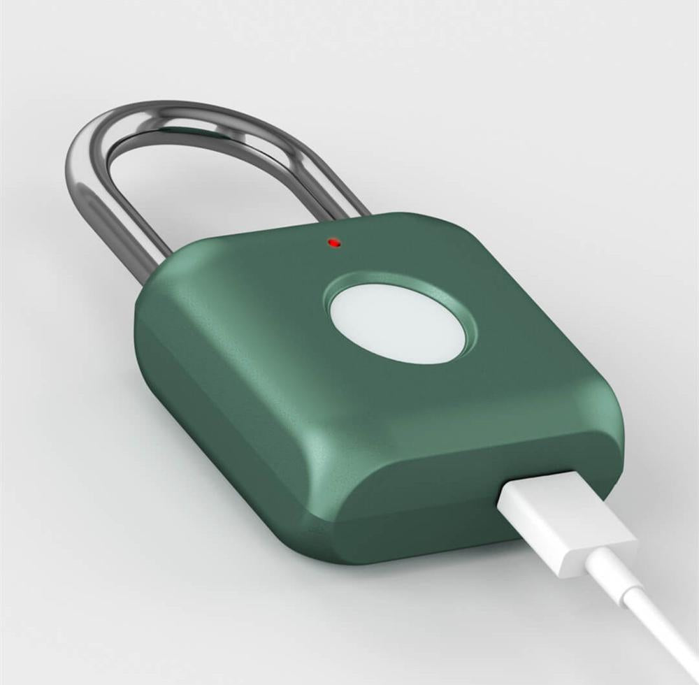 Security. Fingerprint Padlock