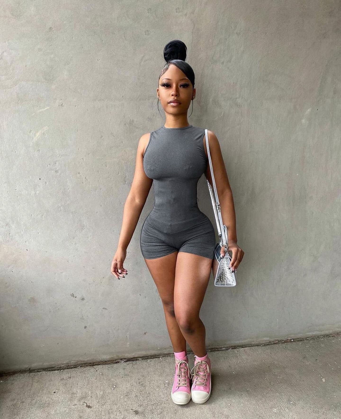 Woman's clothing Sexy Bodycon Gym Bodysuit