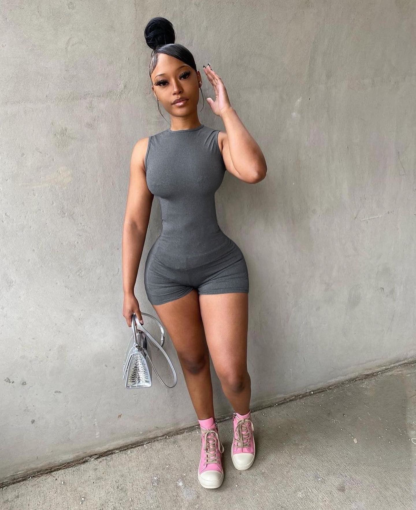 Woman's clothing Sexy Bodycon Gym Bodysuit