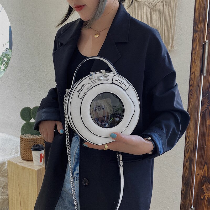 Woman's Washing Machine Round Bag