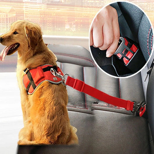Pets Adjustable Dog Safety Seat Belt