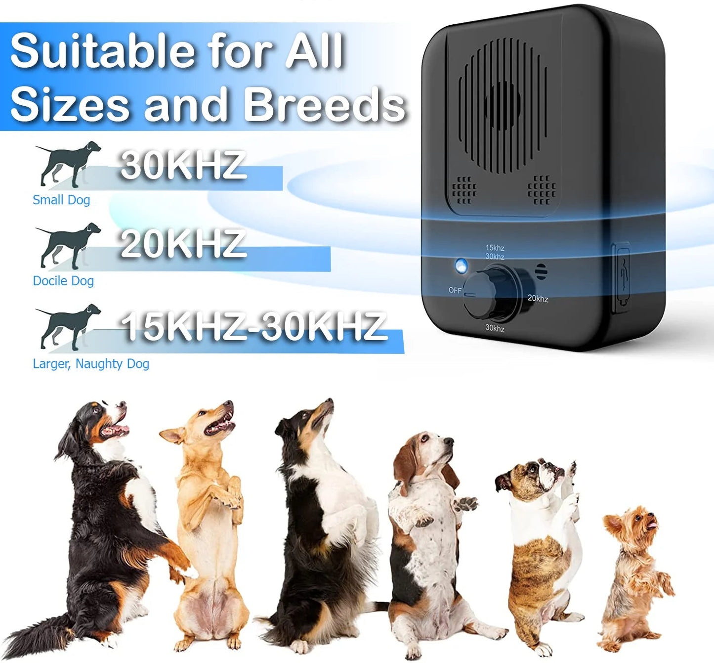 Pets Ultrasonic Bark Control