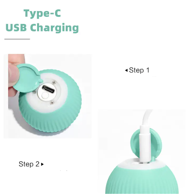 Pets Smart Cat Ball Toys USB Charging