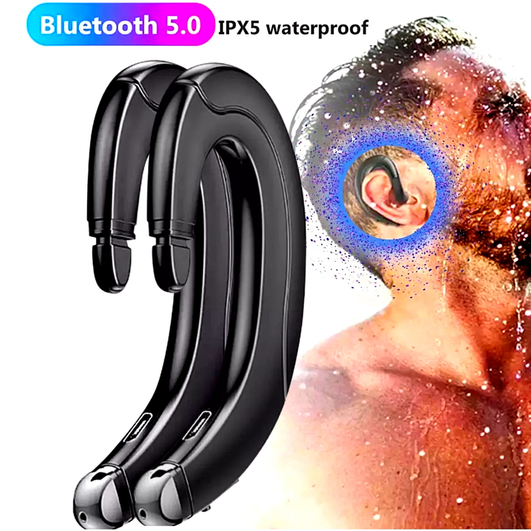 Bluetooth Silver Bone Conduction Earphones