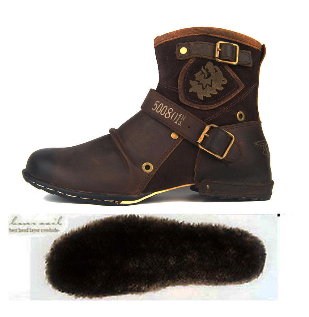 Mens Shoes Leather Martin boots