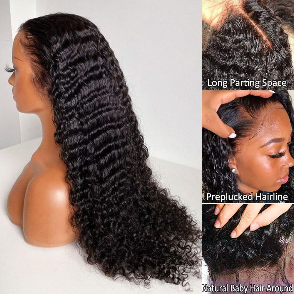 Beauty hair Deep Wave Frontal Wig