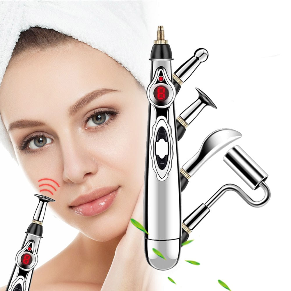 Beauty Face Pen Electric Meridians Laser Therapy