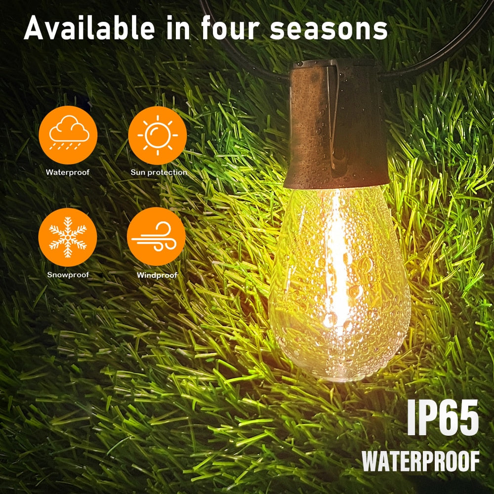 Decorative LED Solar String Lights IP65 Waterproof