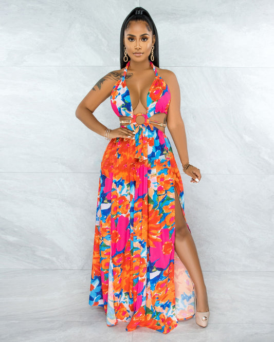 Woman's clothing Floral Print Summer Dress