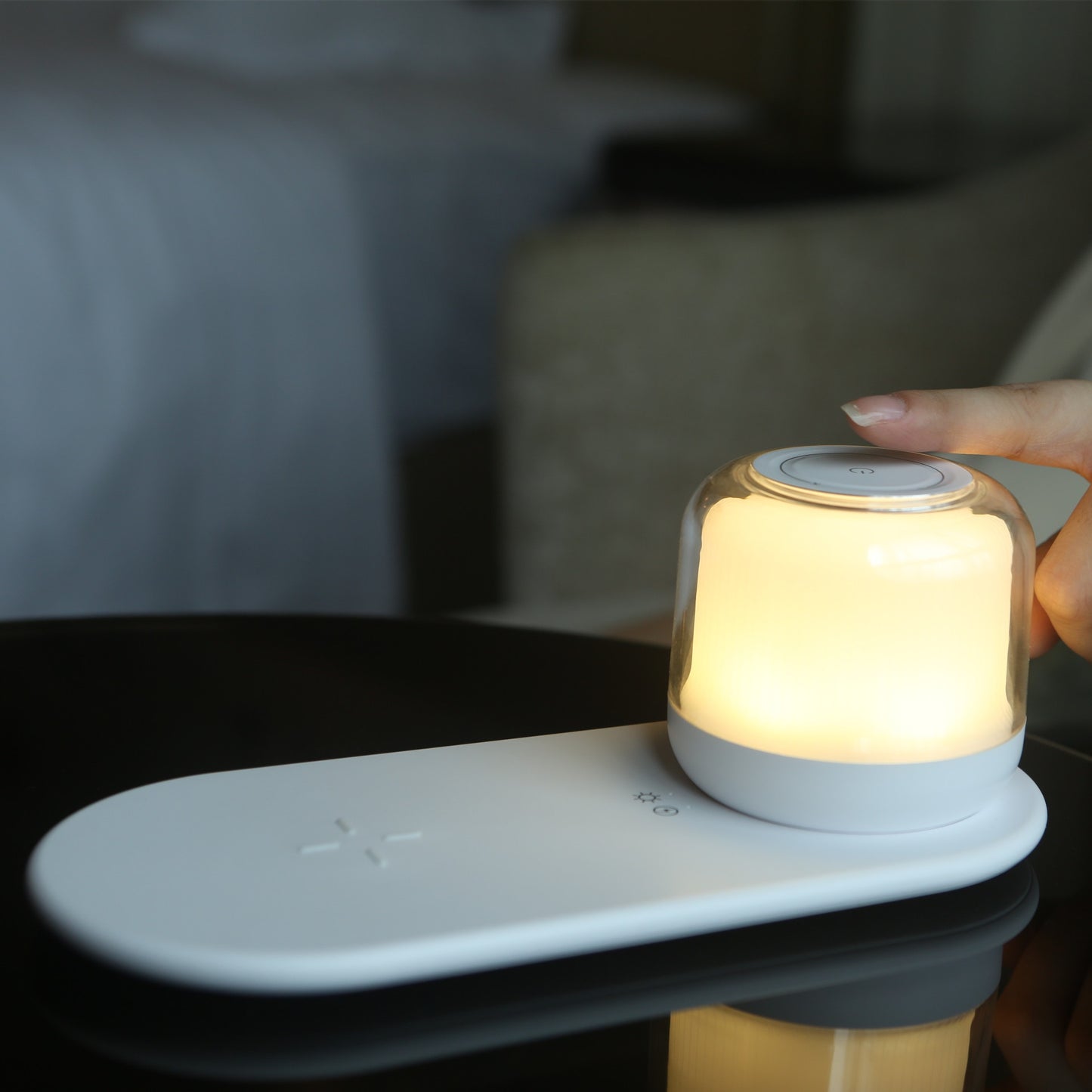 Cell phone Fast Charger Table Night Lamp