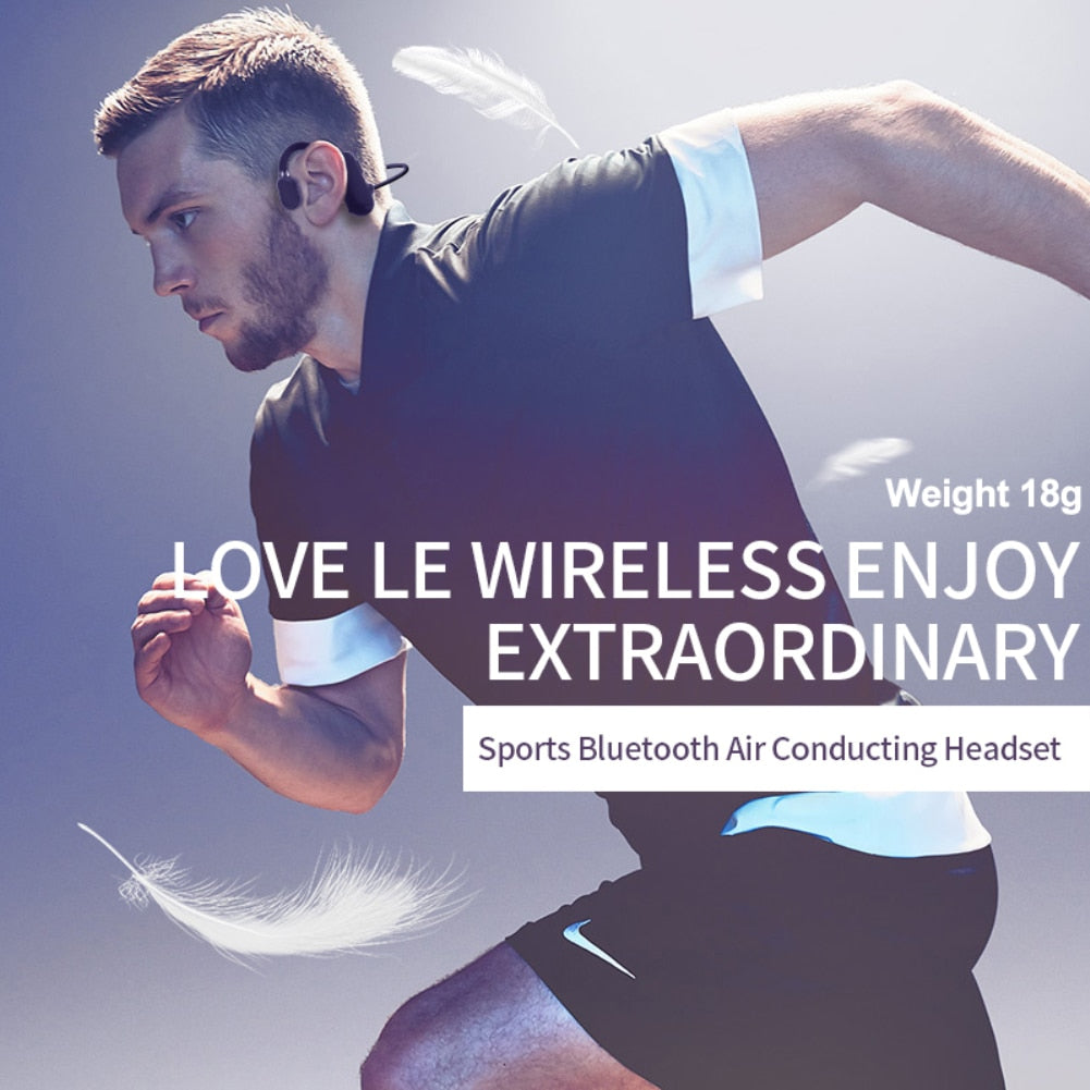 Bluetooth Bone Conduction Waterproof Headphones