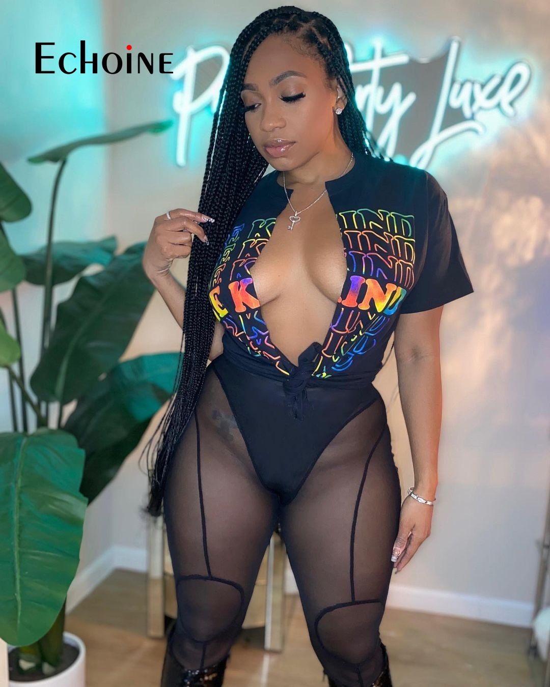 Woman's clothing Short Sleeve Crop Top